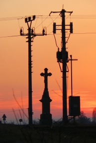 Strommasten für die Energieverteilung